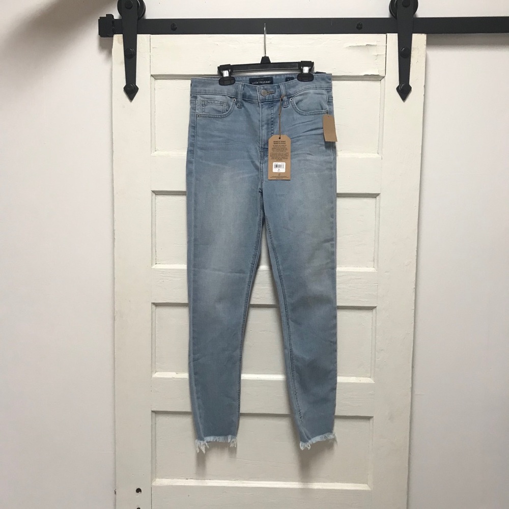 NWT Lucky Brand Bridgette Skinny Jean w/ Raw Hem